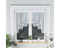 Markizeta Berenika - Jacquard Gordijn - 330x130 cm - Elegant Witte Stoffering