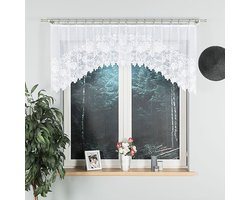 Markizeta Demetria - Jacquard Gordijn - 250x80 cm - Subtiel Ontwerp - Wit