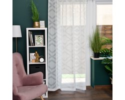 Markizeta Home Gilda Gordijn 250 x 260 cm - Klaar gordijn met tunnel en verborgen lussen - wit- 250 x 260 cm