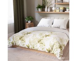 Markizeta Ligiero Serie - Dekbedovertrek - 160x200 cm - Bamboe Motief - Beddengoed Set