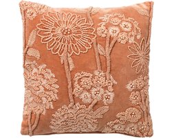 MARLENE | Sierkussen 45x45 cm | Muted Clay | Roze | Hoii | met duurzame kussenvulling