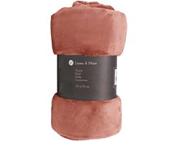 Marmaris plaid roze 130x170cm (rolled)