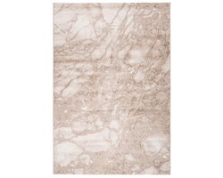 Marmaris Vloerkleed – Beige – Marmerlook Design – Modern & Laagpolig