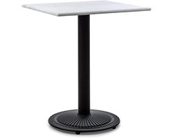 Marmeren Bistrotafel in Art Nouveau Stijl – 60 x 60 cm – Weerbestendig voor Binnen en Buiten