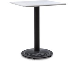 Marmeren Bistrotafel in Art Nouveau Stijl – 60 x 60 cm – Weerbestendig voor Binnen en Buiten