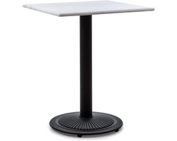 Marmeren Bistrotafel in Art Nouveau Stijl – 60 x 60 cm – Weerbestendig voor Binnen en Buiten