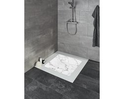 Marmeren Douchemat 55 x 55 cm Antraciet