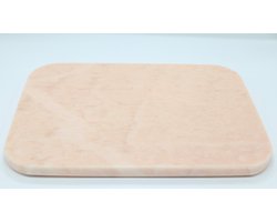 Marmeren Plaat Rosé Snijplank Afgerond 40x30x2cm Keuken Dienblad Plank - Marble Serveerplank - Echte Marmer Natuursteen - Op Maat Gesneden - LuxuryQuarry®