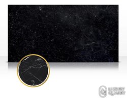 Marmeren Plaat Zwart Snijplank 45x35cm Handgemaakt Italiaans Marmer – Tapasplank Marble Cuttingboard Kaasplank - Serveerplank en Borrelplank - LuxuryQuarry®