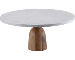 Marmeren taart plateau cake stand 100% natuurlijke marmer - Ø 20 cm