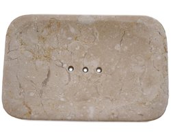 Marmeren zeepbakje - hygiënisch en uniek - 1 stuk