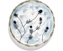 MARNI Midnightflowers - Bord S Mirtillo Tea 20 cm - 2 stuks