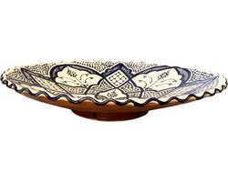 Marokkaanse schaal - Hand beschilderd 35 cm