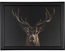 Mars & More - Laptray - Schoottafel - Schootkussen - Laptoptafel - Dienblad met kussen - hert - 43x33cm
