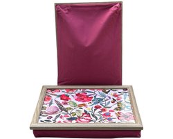 Mars & More - Laptray - Schoottafel - Schootkussen - Laptoptafel - Dienblad met kussen - Zara Botanica – 43x33 cm