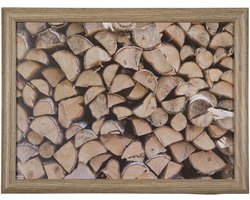 Mars & More Schootkussen – Laptray – Dienblad met kussen - Laptoptafel - Schoottafel - openhaard hout - 43 x 33 cm