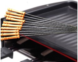 Marshmallow BBQ spiezen - Vleespennen - Spiezen barbeque - 10 stuks