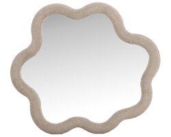 Martins organische spiegel - ø70 cm - boucle