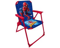 Marvel Spider-Man Kinder Inklapstoel – Stoeltje 38×32×52 cm – Lichtgewicht & Opvouwbaar – Voor Kids 3+