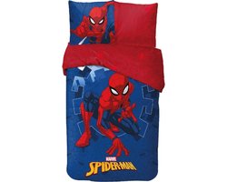 Marvel - Spiderman - Dekbedovertrek - 140x200 Cm - 100% Katoen – Eenpersoons
