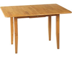 MASELA - Uitschuif eettafel - Lichthout - 90/120 x 60/90 cm - Hout