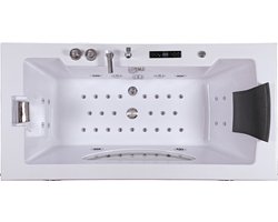 Massage bad - ABS wit - 180x90x61 cm