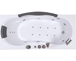 Massage bad - ABS wit - 180x90x66 cm