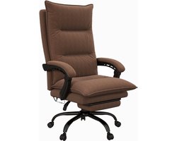 Massagefunctie – Vinsetto - ergonomisch – kantelbaar - bruin