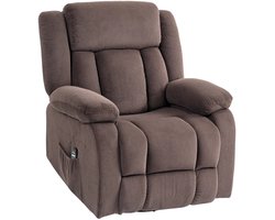 Massagestoel - Relaxfauteuil - Zetel - 1 persoons - Met armleuning - Zeer comfortabel - Elektrisch - Bruin