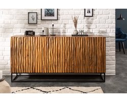 Massief dressoir 160cm mangohout naturel frontdesign