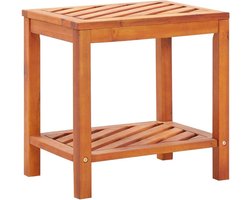 Massief Houten Bijzettafel Acacia Setel Kastje Tuin of Bank
