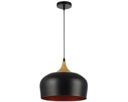 Masterled Lumina Hanglamp E27 Zwart Goud-Koper 1 Lichtpunt
