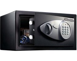 MasterLock Kluis Medium - Met digitaal slot en sleutel - Massief staal - Te verankeren - 194x290x264mm - X041ML