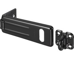 MasterLock Overvalslot - Verzinkt Staal - 110 mm - Zwart - 704EURDBLK