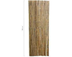 Masters of Bamboo® Bamboemat Gespleten - 500 x 180 cm - Bamboe schutting op rol