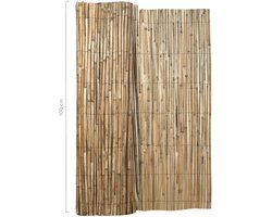 Masters of Bamboo® Gespleten Rietmat Splitta - 500 x 100 cm - Natuurlijke schutting op rol - Balkonscherm van Riet