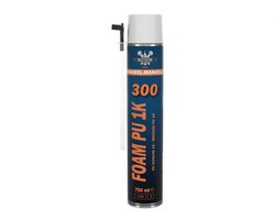 Masterton Schuim PU Foam Universeel 300 | 300 ml | Polyurethaan Isolatieschuim voor Binnen en Buiten | Afdichten, Vullen en Isoleren