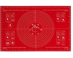 Mastrad Bakmat - Groot - Siliconen - Rood