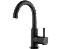 Mat Zwart wastafelkraan Sani-Design Largo