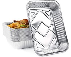 MATANA 25 XXL Wegwerp Aluminium Bakjes - 5000ml / 37x22cm - Sterk, Lekvrij & Praktisch