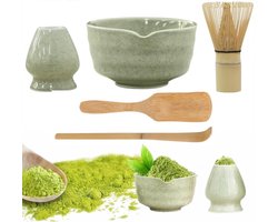 Matcha-set - Japanse accessoires voor matcha-ceremonie - 5 stuks - bamboe