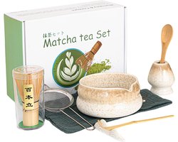 Matcha Thee Set - Kom - Klopper - Thee Zet Set