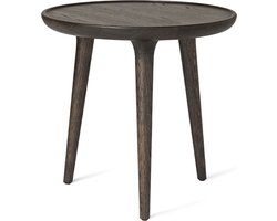 MATER Design ACCENT TABLE (Small) - Ronde bijzettafel van Sirka grijs FSC® eiken - Ø45 x h42cm