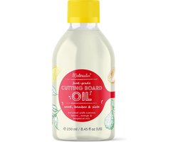 Materialix Antibacteriële Snijplank Olie – Voedselveilige Minerale Olie voor Houten en Bamboe Snijplanken met Citrusgeur – 500ml