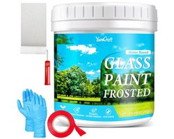 Matglasverf voor ramen - Waterdichte privacycoating voor badkamer, keuken en kantoor - 500 g