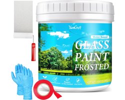 Matglasverf voor ramen - Waterdichte privacycoating voor badkamer, keuken en kantoor - 500 g