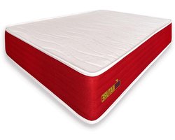 Matnature EcoNature | Antibacteriële matras, hoog comfort, hoge dichtheid, omkeerbaar voor de winter, zomer, mijten (150 x 200 cm)