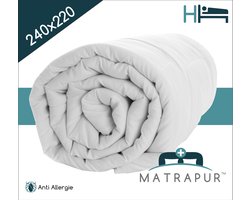 MATRAPUR| Luxe 4 Seizoenen Dekbed 240 x 220 - Hotel Kwaliteit - Anti Allergie - Zomerdekbed & Winterdekbed