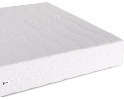 Matras - 140x190 - 7 zones - koudschuim - premium plus tijk - 14 cm - Gemiddeld