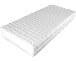 Matras - 140x200 - 7 zones - koudschuim - premium plus tijk - 15 cm - medium & hard